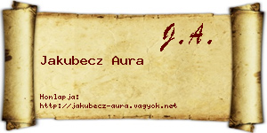 Jakubecz Aura névjegykártya